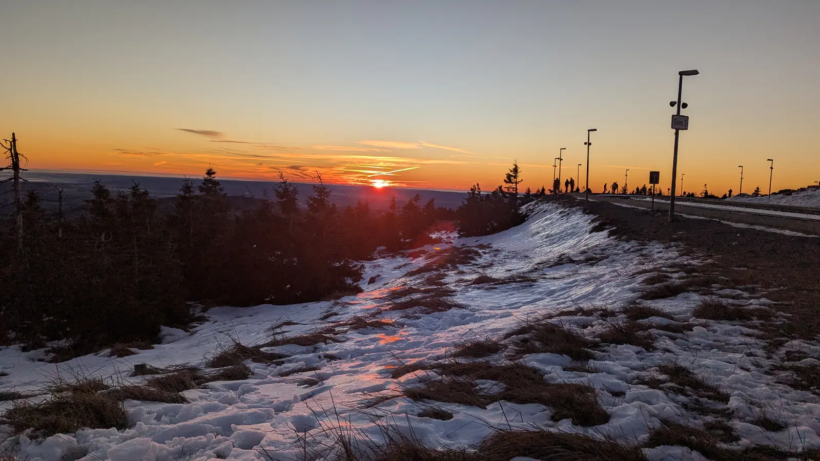 Brocken Sonnenuntergang
